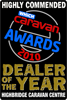 Highly Commended Award by Which Caravan Magazine