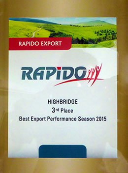 Rapido 3rd Place - Best Export Performance