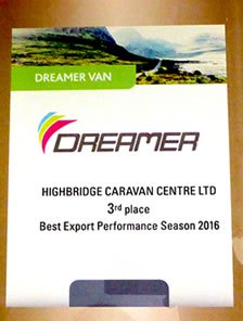 Dreamer 3rd Place - Best Export Performance