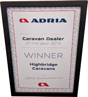 Adria Caravan Dealer of the year 2018